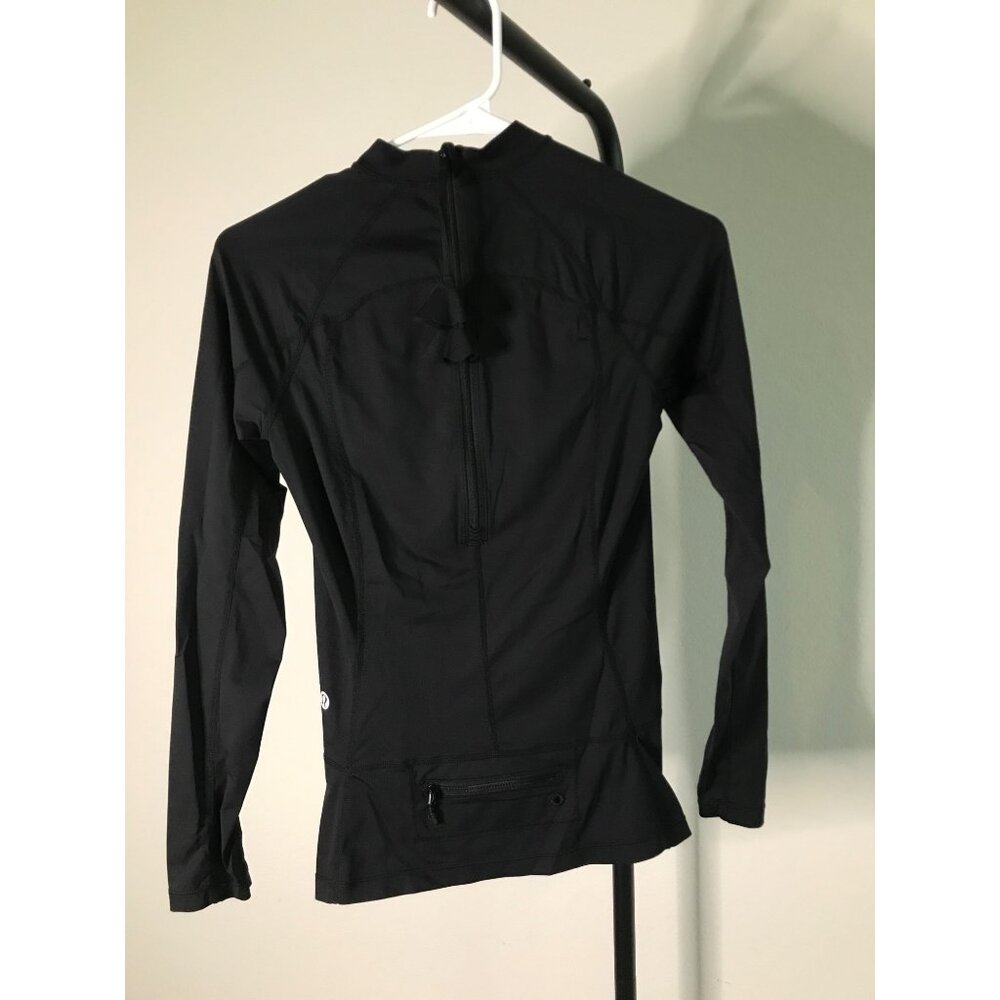 Lulu Lemon Water Surf Sand Rashie Black Long Sleeve Swim Shirt